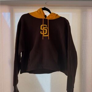 Fanatics Women's Cropped Padres Baseball Hoodie